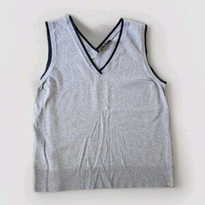 Ann Taylor Gray Sweater Vest Excellent Condition Never Worn Size XL